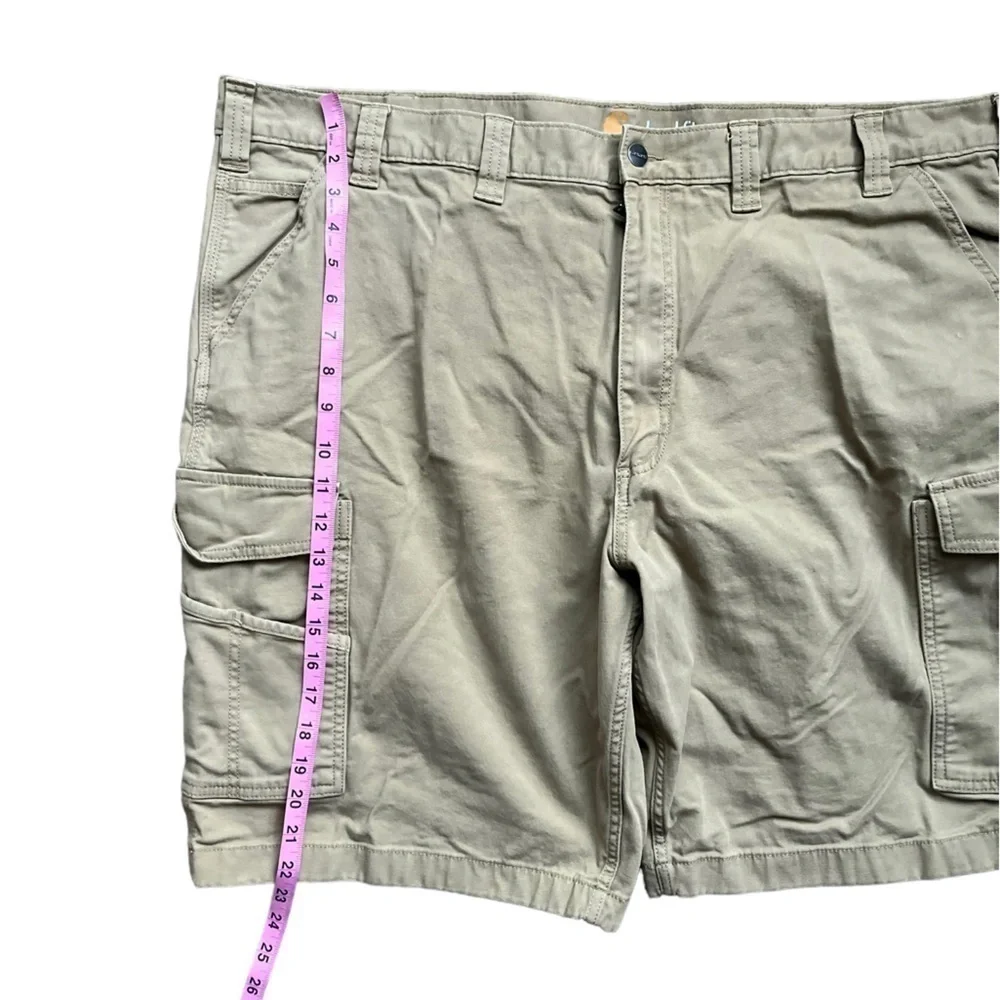 Carhartt Relaxed Fit Carpenter Cargo Shorts Men’s Size 46 Khaki Tan Brown.